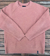 Finisterre Men's Mora Knit Jumper - Size L / Washed Terracotta