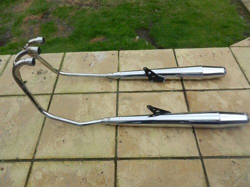 Triumph t150 exhaust system - triumph,