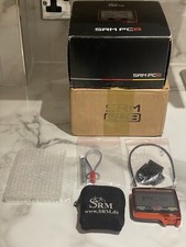 SRM Power Control 8 PC8 Cycling Computer Red + SRM Case + SRM Speed Sensor