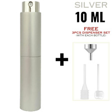 Perfume Atomiser Bottle 10ml Twist up pocket Travel refillable Spray Fragrance