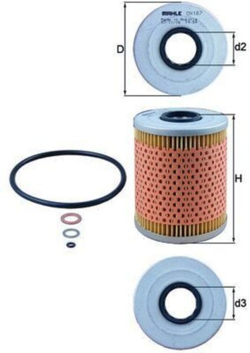 Oil filter mahle fits - fits, bmw