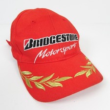 Vintage Bridgestone Podium Baseball Cap F1 Red Motorsport Embroidered Hat