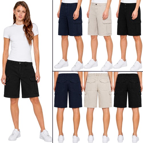 Enzo women cargo - enzo, shorts