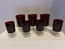 Vintage Luminarc Ruby Red Wine