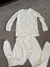 Cream Velvet Style Pyjamas