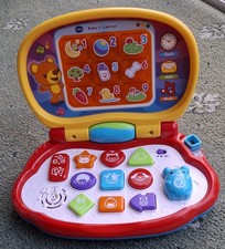 VTech Baby's Laptop Shapes and Animals Design with Lights and Sounds