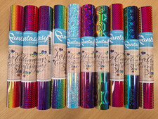 Self Adhesive Vinyl Rolls x 10 Bundle Fantasy Holographic for Cricut Silhouette