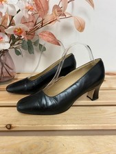 Women’s Clarks black leather