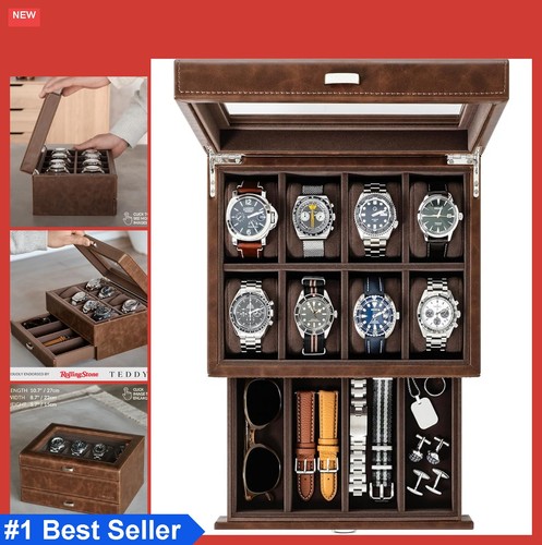 Watch box slot with storage - slot,