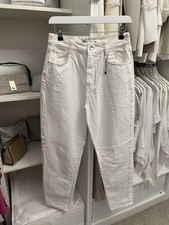 Zara White Denim Jeans Size 38