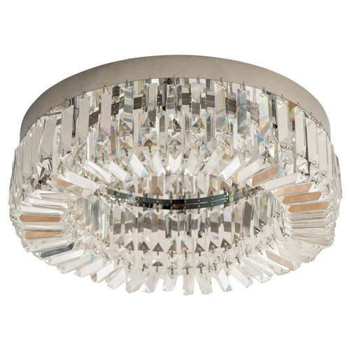 Homcom crystal ceiling light - crystal,