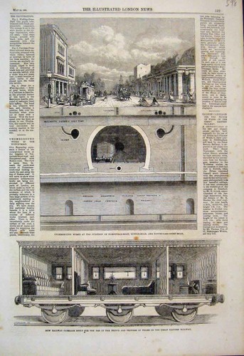 Original old antique print - antique,