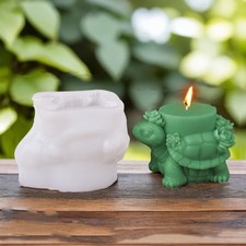 1Pc Handmade Turtle Candle Mold Silicone Soap Mould DIY 3D Resin Mold Home Decor