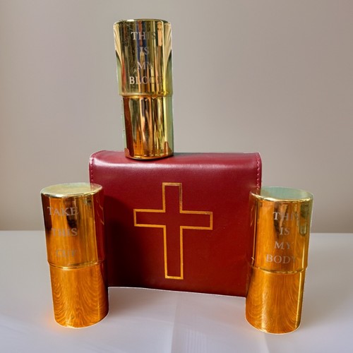 Vintage communion travel set - vintage,