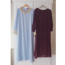 2x Muslimah Abayas & Amira Hijab Women's Size XL Islamic Dubai Bundle 