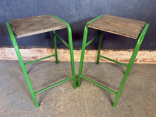 Vintage stacking stools pair - vintage,