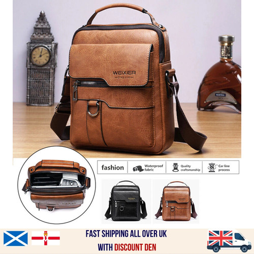 Men cross body messenger bag - cross,