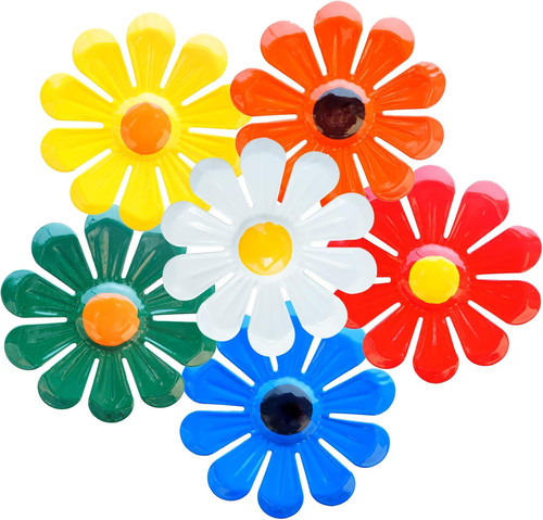 Pcs metal flower wall art - pcs,