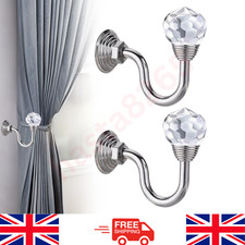 2X Crystal Curtain Holdback