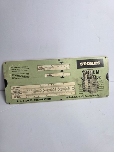 Stokes corp vacuum - f.j.,