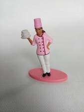 Barbie Doll Chef Mini Figures Cake Topper Cupcake Decoration,Birthday Keepsake H