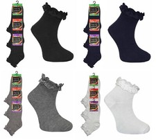 3 x Pairs of Girls Black
