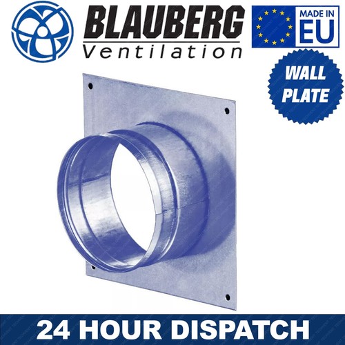 Metal ducting wall plate - wall,