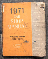 1971 FORD CAR  SHOP MANUAL