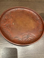 Japanese Carved Lacquer Tray /