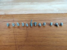 Empire H Warhammer Fantasy (AoS): Bretonnian bits: Men-at-arms Peasant heads X10