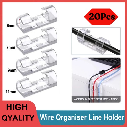 Self adhesive cable clips - 20,