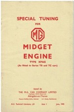 MG MIDGET TA & TB SERIES XPAG