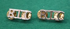 BRITISH ARMY BADGES RLC ROYAL LOGISTIC CORPS SHOULDER TITLES UNISSUED
