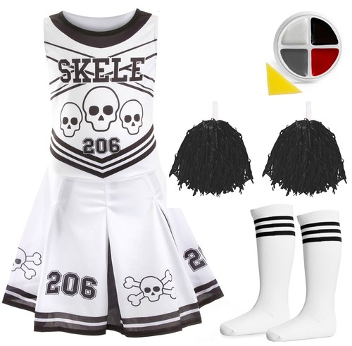 Girls halloween skelton - halloween,