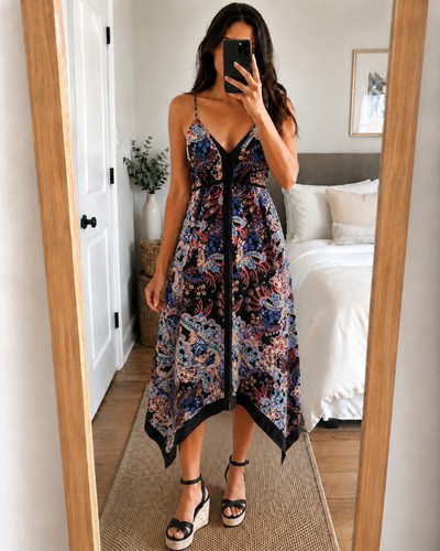 Beautiful dip hem midi - beautiful, summer