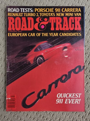 Road track magazine february - road, &