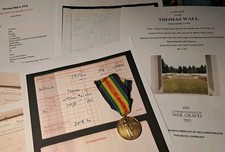 WW1 Victory Medal Pte Wall