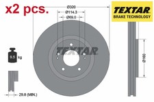 X2 PCS FRONT BRAKE DISC SET