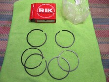 TRIUMPH PISTON RING SET 650, 71mm, +10 ,6T, T110, TR6, T120, RIK, NOS,