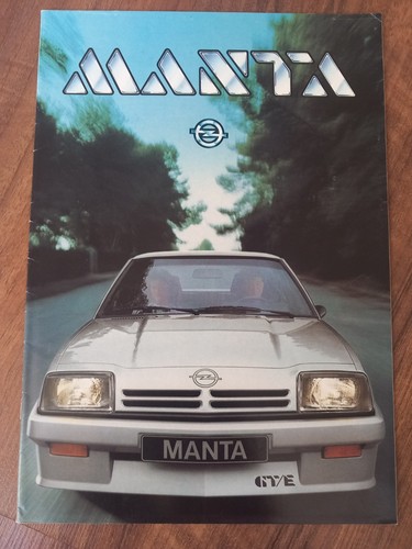 Opel manta brochure - opel,