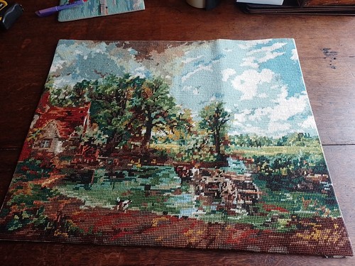 Vintage tapestry constable - vintage,