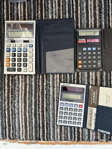 Vintage calculators - vintage, x