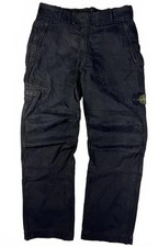 Stone Island 2005 Black Cargo Combat Trousers 32 Waist