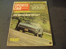 Sports Car Graphic  Aug 1968