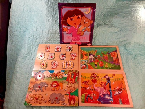 Lot wooden preschool - wooden,