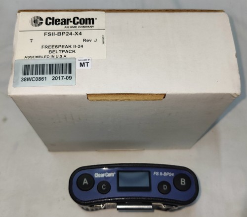 Clear com fsii bp24 - clear-com, fsii-bp24-x4