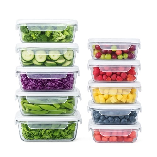 Pack glass meal prep - 10-pack,