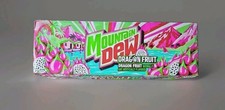 Mountain Dew Dragon Fruit Cans  Exclusive Mtn Dew Can ( pack of 12  cans )