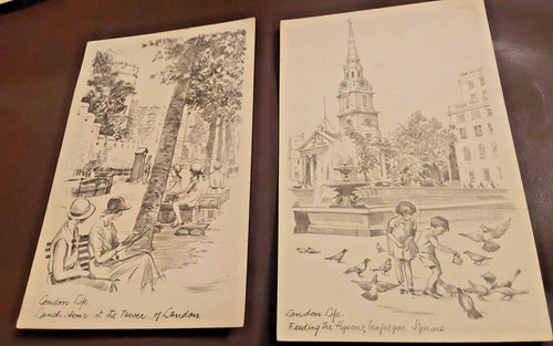 London life sketch - life,,