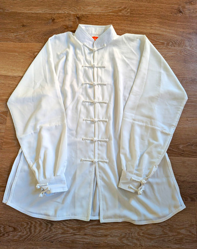 White tai chi uniform shirt - tai,